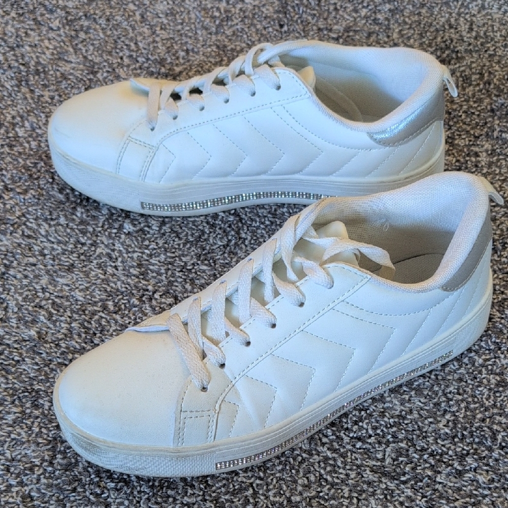 Primark White Quilted Women's Sneakers